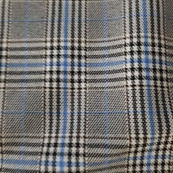 Shien Baby Blue Plad Skirt - Picture 4 of 4